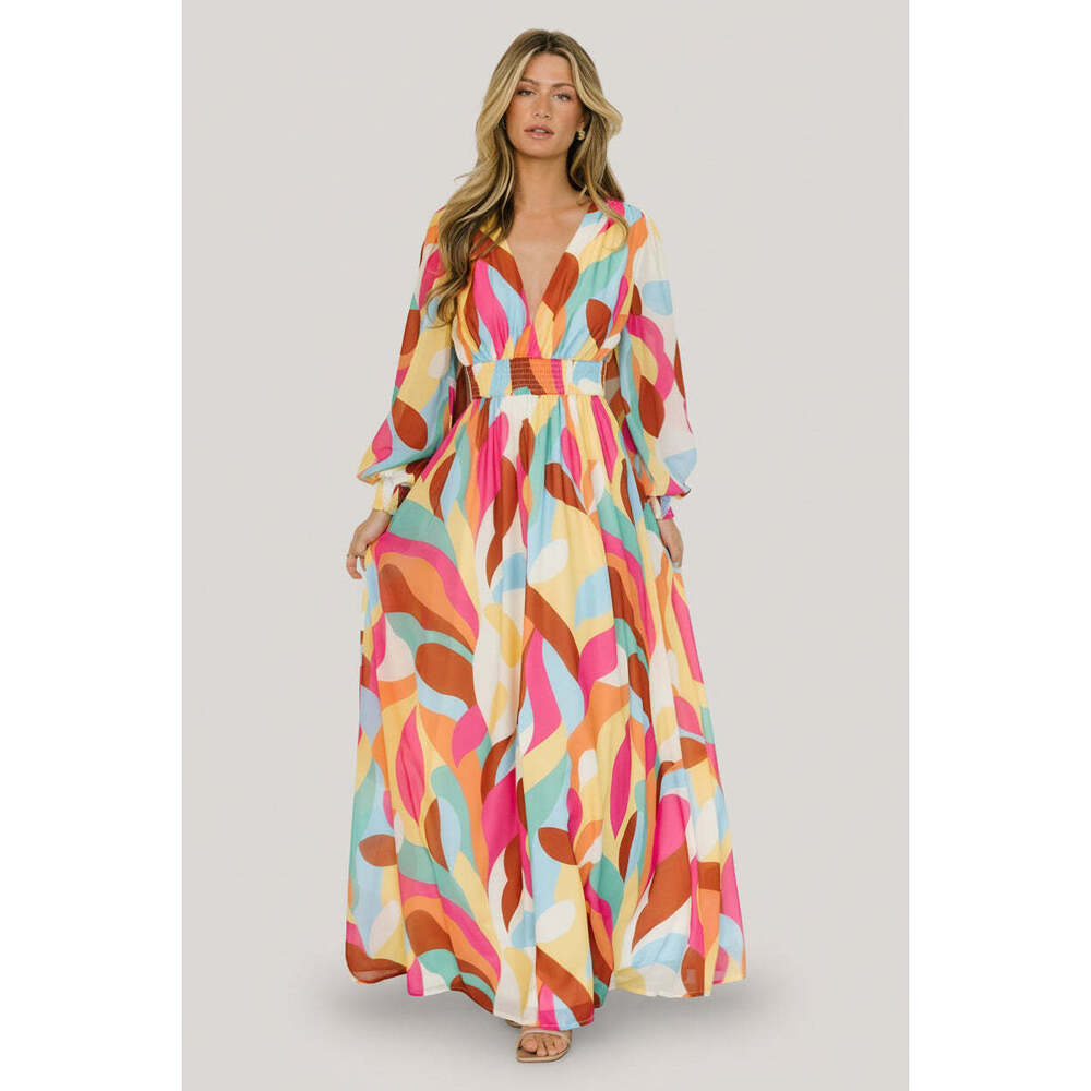 Baltic Born Lawson Maxi Dress | Multi Print Size MM